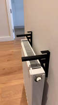 Invisible Radiator Shelf Brackets - No-Drill Clip-On Heater Supports (15mm Shelf)