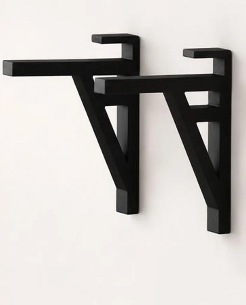 Invisible Radiator Shelf Brackets - No-Drill Clip-On Heater Supports (15mm Shelf)