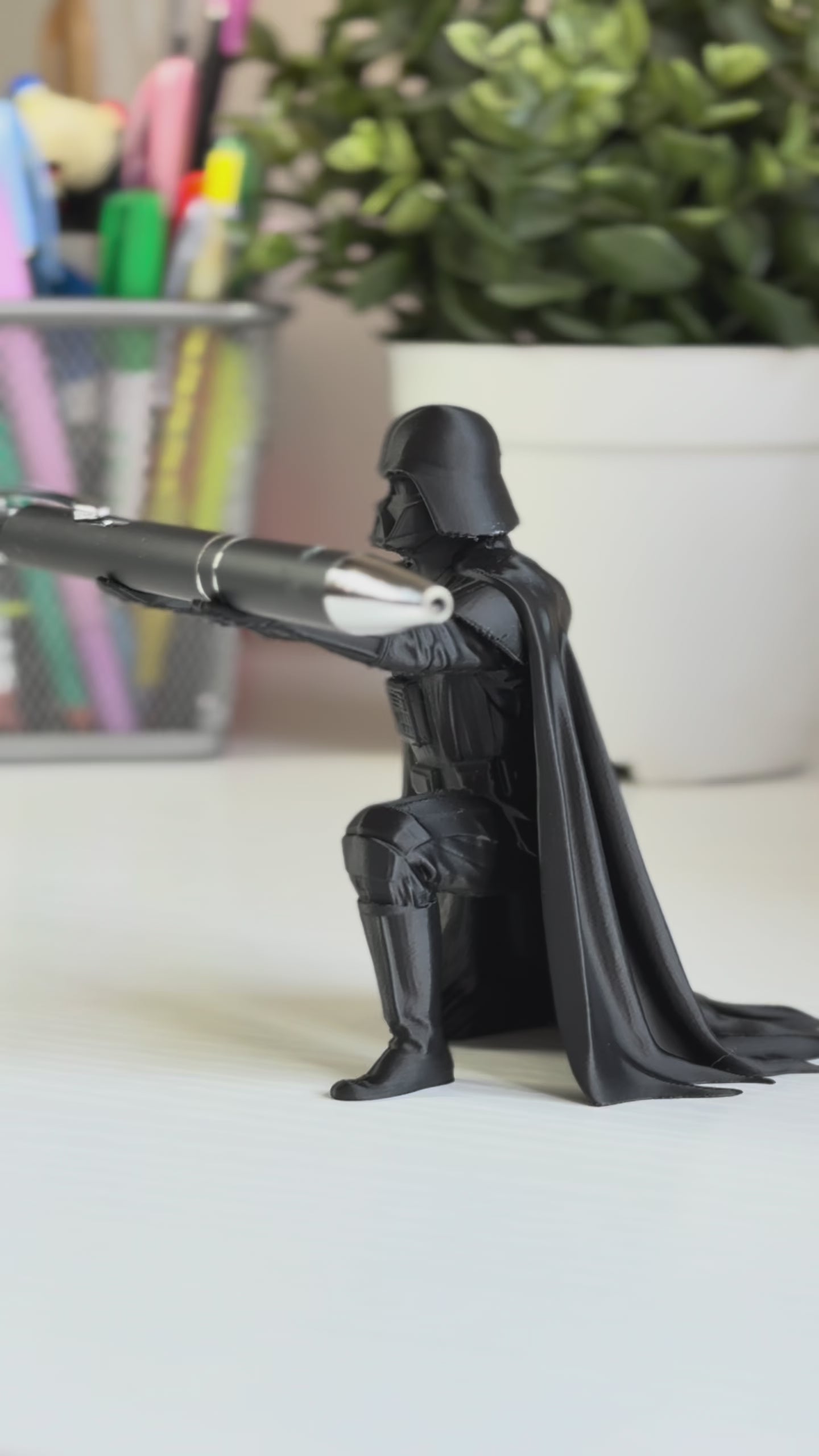 Darth Vader Pen Holder - Desk Accessory